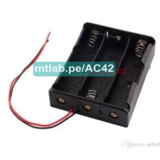 Porta bateria para 18650 x3PCS 11.1V